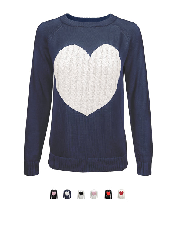 Cute heart outlet sweater