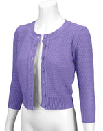 Cute Pattern Cropped Daily Cardigan Sweater Vintage Inspired Pinup MK3514 (S-XL) - Cardigan