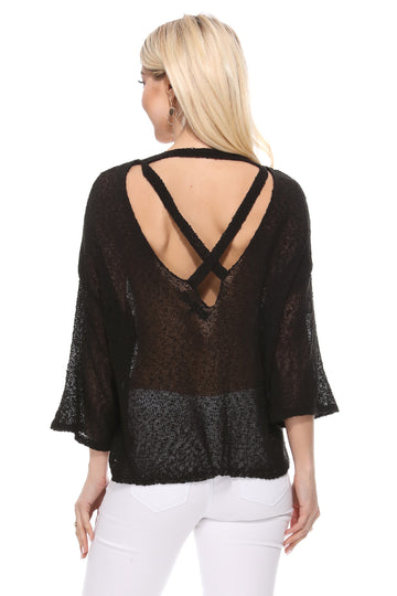 Tunique Semi-transparente BCBGeneration – Dos Ouvert, Taille XXS, Neuve Avec étiquettes