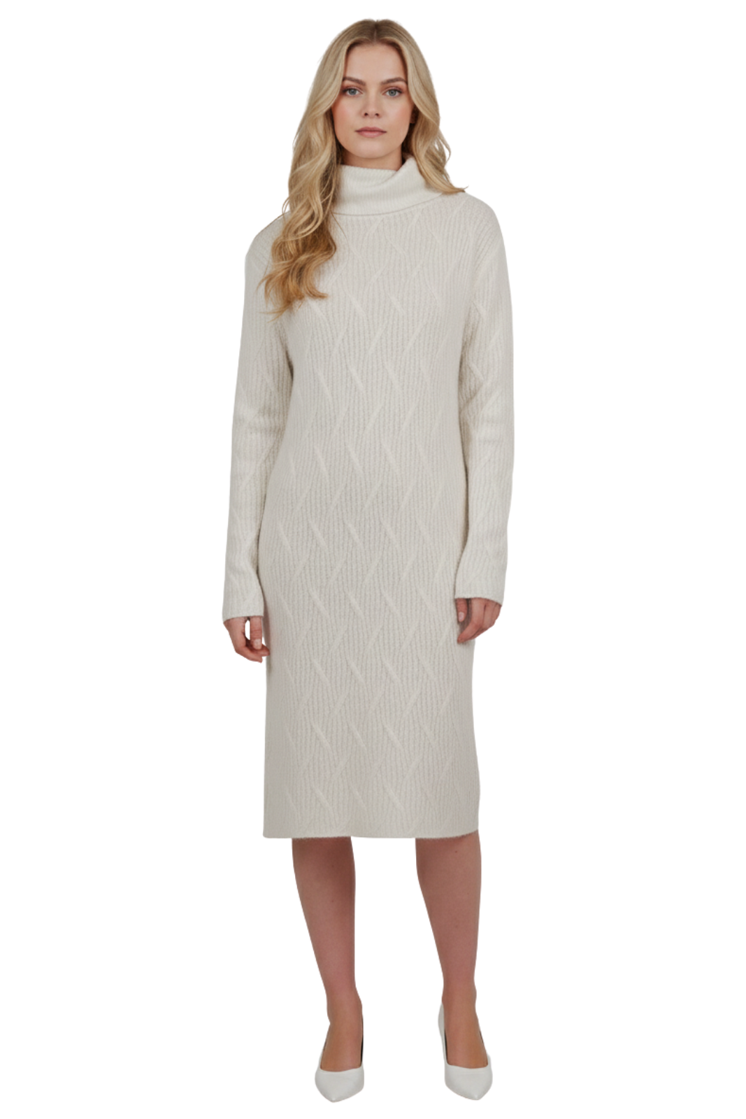 long sleeve turtleneck dress loose Yemak Women's Fit Sweater MK6021 111.7 cm Hips Color:Marble Orange white dress women Girls Sexy Dress Names
