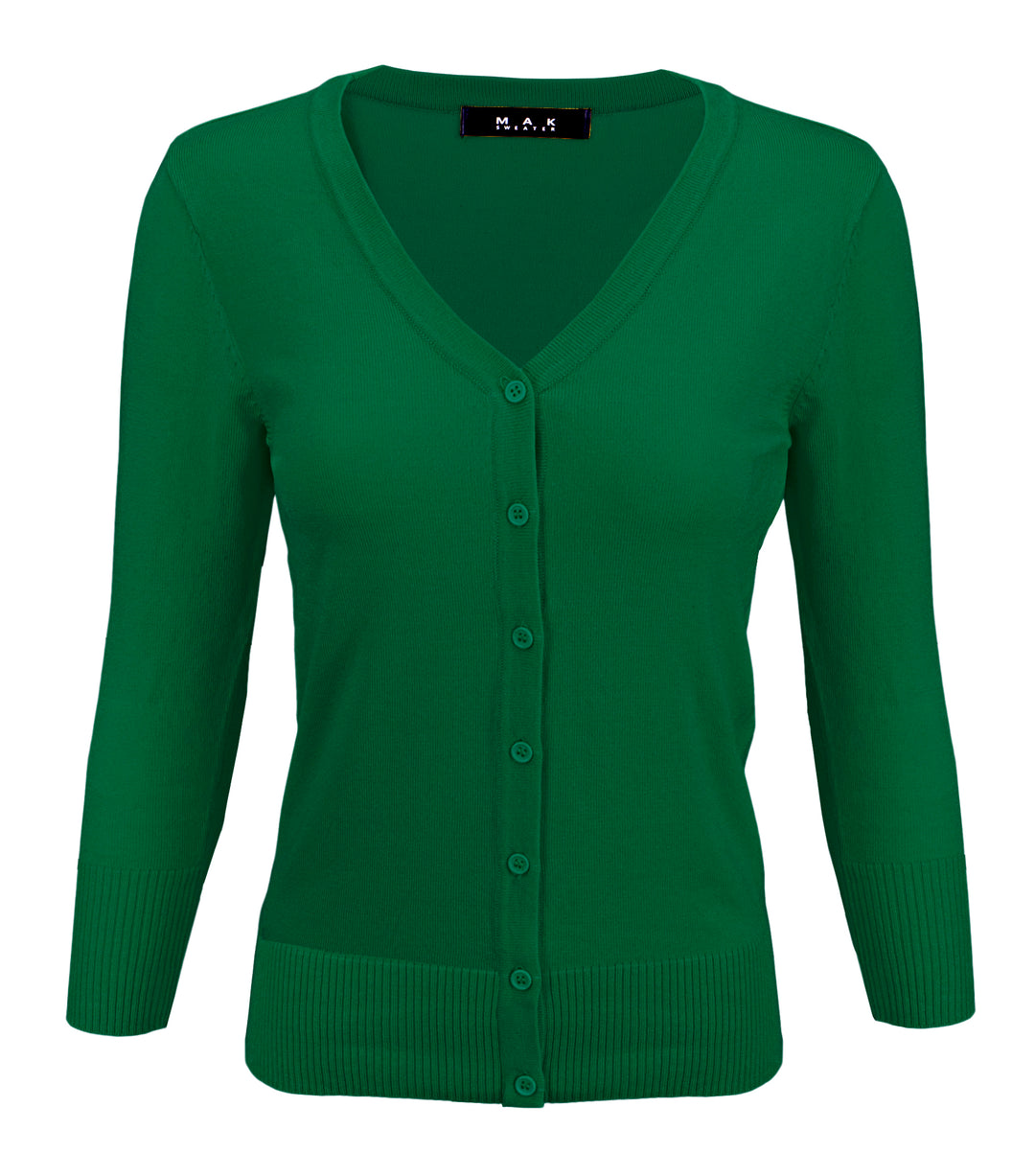 Women's V-Neck Cardigan Sweater Vintage Inspired Color Option