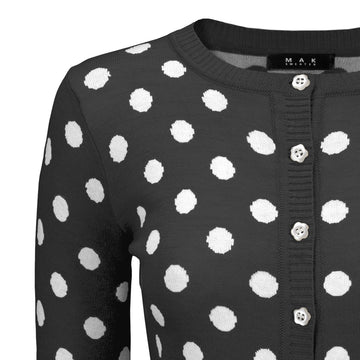 Big Polka Dot Pattern Women's T-Shirt Short Sleeve Crewneck