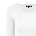 YEMAK Women's Stretch Crop Top Pullover Sweater - Long Sleeve Slim Bodycon Crewneck Basic Casual Pullover Solid  Cropped Knit Top MK3637 (S-XL)