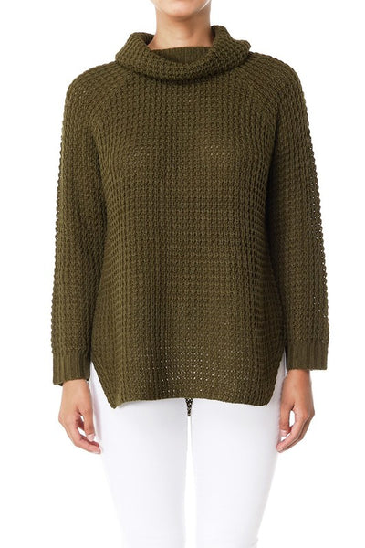 YOKE / BIAS HIGHNECK SWEATER – carol ONLINE STORE