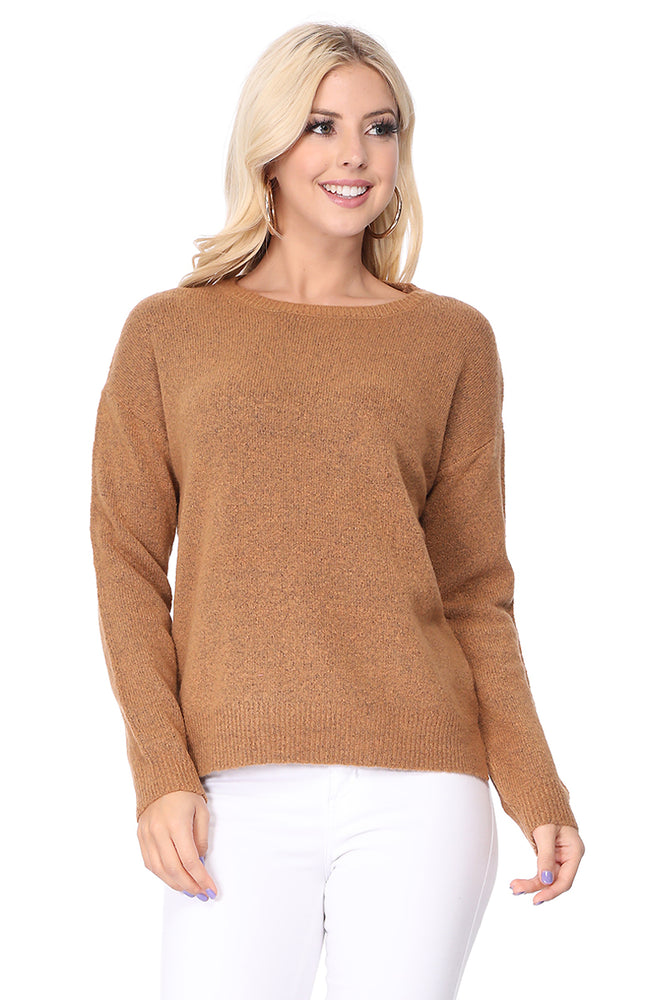 Heather Color Lightweight Sweater